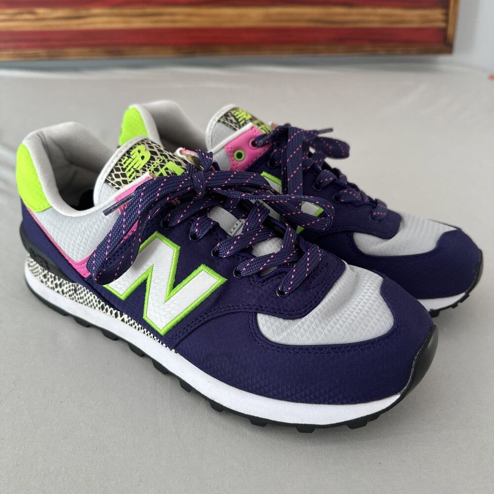 New Balance 574 Neon WL574JS Women’s Size 9 Multi Trainers